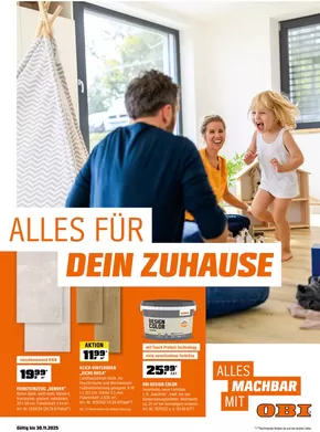 OBI Katalog in Unstruttal | ALLES FÜR DEIN ZUHAUSE | 2025-10-12T00:00:00.000Z - 2025-11-30T00:00:00.000Z