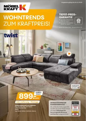 Möbel Kraft Katalog | Wohntrends Zum Kraftpreis! | 2025-10-17T00:00:00.000Z - 2025-11-04T00:00:00.000Z