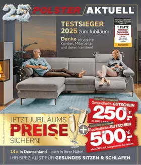 Polster Aktuell Katalog in Braunschweig | Jetzt Jubilamus Preise Sichern | 2025-10-17T00:00:00.000Z - 2025-12-31T00:00:00.000Z