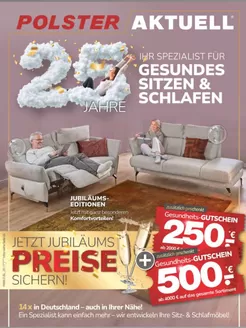 Polster Aktuell Katalog | Gesuden Sitzen & Schalfen | 2025-10-17T00:00:00.000Z - 2025-12-31T00:00:00.000Z