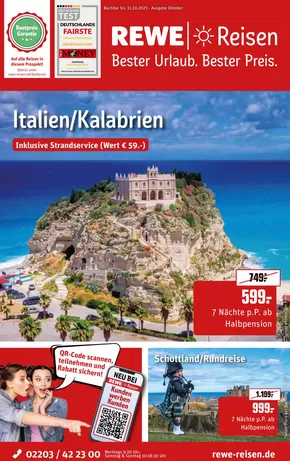 Netto Reisen Katalog in Gelnhausen (Barbarossast (Krst) | Netto Reisen flugblatt | 2025-10-20T00:00:00.000Z - 2025-11-03T00:00:00.000Z