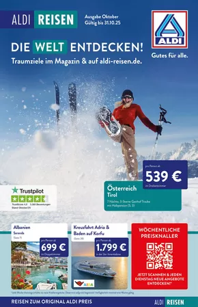 Aldi Nord Reisen Katalog in Gelnhausen (Barbarossast (Krst) | Aldi Nord Reisen flugblatt | 2025-10-20T00:00:00.000Z - 2025-11-03T00:00:00.000Z