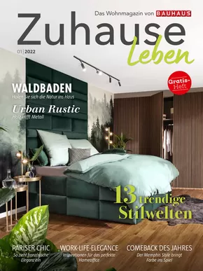Bauhaus Katalog in Norderstedt | zuhause leben 2022 | 2025-10-24T00:00:00.000Z - 2025-11-07T00:00:00.000Z