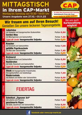 CAP Markt Katalog in Neubrandenburg | Aktuelle Schnäppchen und Angebote | 2025-10-25T00:00:00.000Z - 2025-11-08T00:00:00.000Z