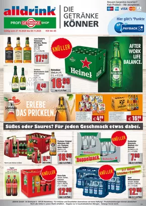 alldrink Katalog in Schwetzingen | Jetzt sparen mit unseren Deals | 2025-10-26T00:00:00.000Z - 2025-11-08T00:00:00.000Z
