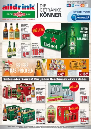alldrink Katalog in Schwetzingen | Neue Angebote zum Entdecken | 2025-10-26T00:00:00.000Z - 2025-11-08T00:00:00.000Z