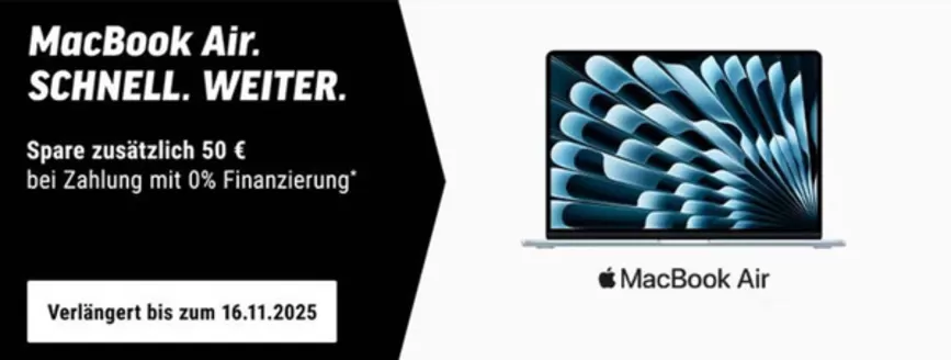 Notebooksbilliger Katalog | Mac Book Air Schnell Weiter | 2025-10-28T00:00:00.000Z - 2025-11-16T00:00:00.000Z