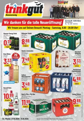 trinkgut Katalog in Mannheim | Neue Angebote zum Entdecken | 2025-10-30T00:00:00.000Z - 2025-11-13T00:00:00.000Z