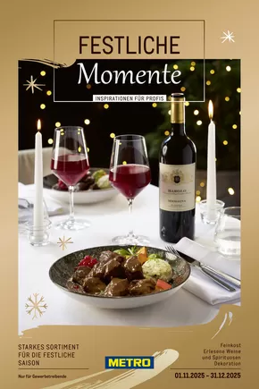 Metro Katalog in Oldenburg | Saisonkatalog "Festliche Momente" | 2025-11-01T00:00:00.000Z - 2025-12-31T00:00:00.000Z
