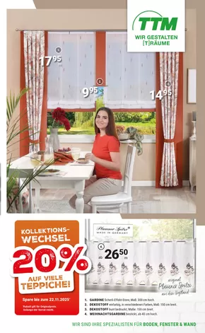TTM Katalog in Bad Neustadt an der Saale | Rabatte und Aktionen | 2025-11-01T00:00:00.000Z - 2025-11-22T00:00:00.000Z