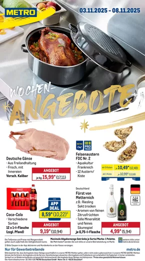 Metro Katalog in Oldenburg | Rabatte und Aktionen | 2025-11-03T00:00:00.000Z - 2025-11-08T00:00:00.000Z