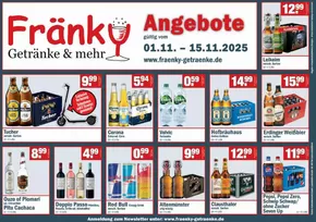 Fränky Getränke Katalog in Scheidegg | Sale- | 2025-11-03T00:00:00.000Z - 2025-11-15T00:00:00.000Z