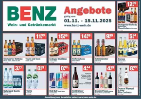 Benz Getränke Katalog in Scheidegg | WeinUnd Getrankemarkt | 2025-11-03T00:00:00.000Z - 2025-11-15T00:00:00.000Z