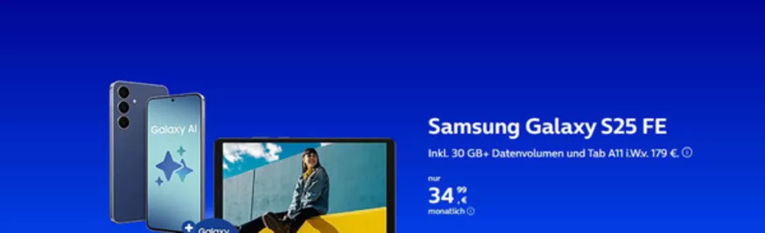 O2 Katalog in Warendorf | Samaung Galaxy S25 FE | 2025-11-03T00:00:00.000Z - 2025-11-18T00:00:00.000Z