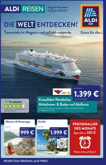 Aldi Süd Reisen Katalog in Stuttgart | Tolles Angebot für alle Kunden | 2025-11-04T00:00:00.000Z - 2025-11-30T00:00:00.000Z