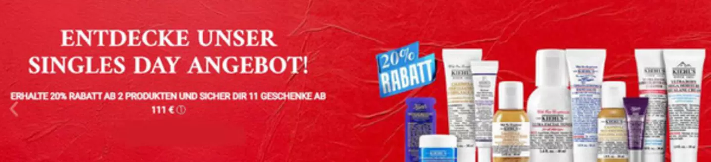 Kiehl's Katalog in Leipzig | Entdecke Unser Singles Day Angebot! | 2025-11-05T00:00:00.000Z - 2025-11-18T00:00:00.000Z