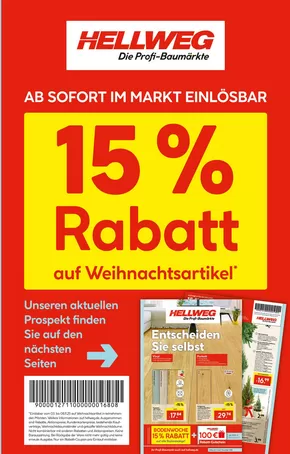 Hellweg Katalog in Moers | 15 % Rabatt Auf Weihnachtsartikel | 2025-11-06T00:00:00.000Z - 2025-12-31T00:00:00.000Z