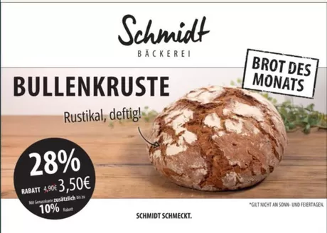 Bäckerei Schmidt Katalog in Dortmund | Bullenkruste | 2025-11-07T00:00:00.000Z - 2025-11-21T00:00:00.000Z