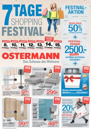 Ostermann Möbel Katalog in Neuss | 7 Tage SHopping Festival | 2025-11-10T00:00:00.000Z - 2025-11-15T00:00:00.000Z