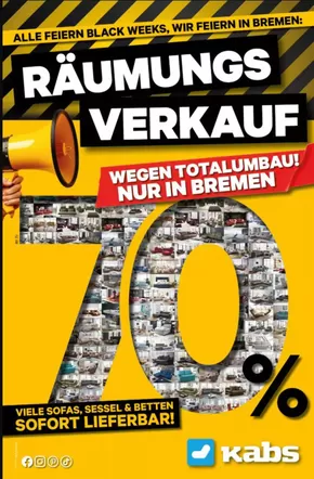 Kabs Polsterwelt Katalog in Bad Kötzting | Raumungs Verkauf- | 2025-11-10T00:00:00.000Z - 2025-12-19T00:00:00.000Z