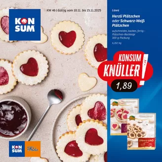 KONSUM Katalog in Düsseldorf | Wochenangebote KONSUM | 2025-11-10T00:00:00.000Z - 2025-11-15T00:00:00.000Z