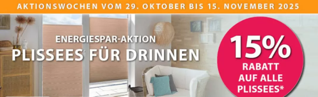 GLAESER textil Katalog | Plisses Fur Drinnen | 2025-11-11T00:00:00.000Z - 2025-11-15T00:00:00.000Z