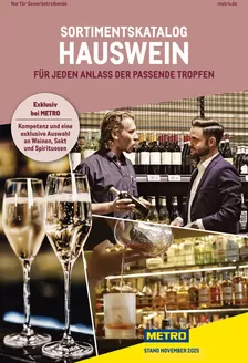 Metro Katalog in Kaarst | Hauswein-Katalog | 2025-11-01T00:00:00.000Z - 2025-11-30T00:00:00.000Z