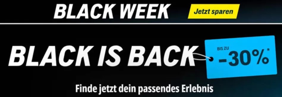 Jochen Schweizer Katalog in Stuttgart | Black Is Back Bis Zu -30% | 2025-11-12T00:00:00.000Z - 2025-11-18T00:00:00.000Z