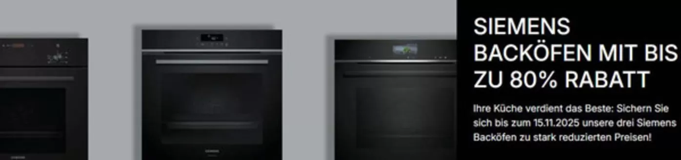 Marquardt Küchen Katalog in Köln | Siemens Backofen Mit Bis Zu 80% Rabatt | 2025-11-13T00:00:00.000Z - 2025-11-15T00:00:00.000Z