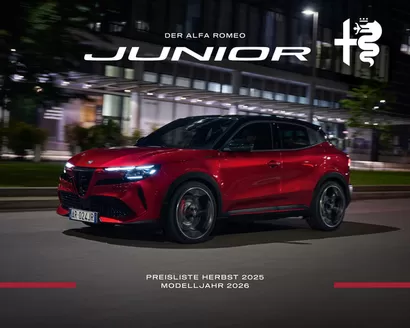 Alfa Romeo Katalog | Alfa Romeo Junior | 2025-11-01T00:00:00.000Z - 2026-12-31T00:00:00.000Z
