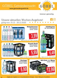 Getränke Göbel Katalog in Stuttgart | Exklusive Schnäppchen | 2025-12-15T00:00:00.000Z - 2025-12-20T00:00:00.000Z
