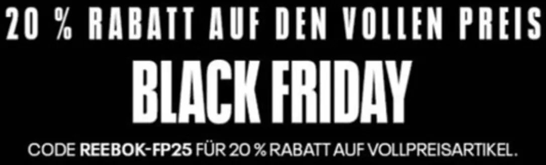 Reebok Katalog in Hamburg | 20% Rabatt Auff Den Vollen Preis Black Friday | 2025-11-20T00:00:00.000Z - 2025-12-25T00:00:00.000Z