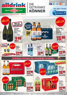 alldrink Katalog in St Leon-Rot | Tolles Angebot für alle Kunden | 2025-11-23T00:00:00.000Z - 2025-12-06T00:00:00.000Z