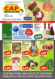 CAP Markt Katalog in Tutow | Top-Angebote für alle Schnäppchenjäger | 2025-12-01T00:00:00.000Z - 2025-12-06T00:00:00.000Z