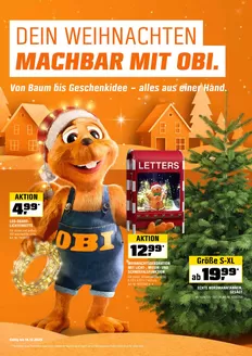 OBI Katalog in Bamberg | DEIN WEIHNACHTEN MACHBAR MIT OBI. | 2025-11-30T00:00:00.000Z - 2025-12-14T00:00:00.000Z