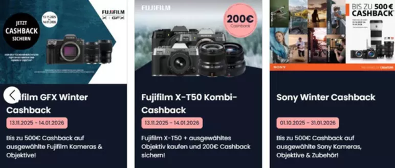Foto Hamer Katalog in Dachau | Sony Winter Cashback- | 2025-12-02T00:00:00.000Z - 2026-01-31T00:00:00.000Z