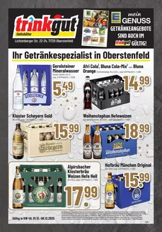 trinkgut Katalog in Teltow | Rabatte und Aktionen | 2025-12-01T00:00:00.000Z - 2025-12-06T00:00:00.000Z