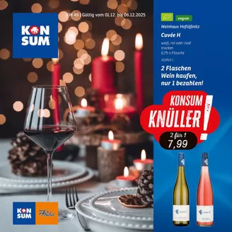 KONSUM Katalog in Teltow | Wochenangebote KONSUM | 2025-12-01T00:00:00.000Z - 2025-12-06T00:00:00.000Z