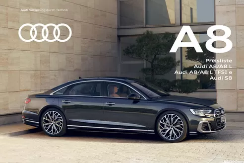 Audi Katalog in Gröditz | Preisliste a8 a8 l s8 a8 tfsi e a8 l tfsi e | 2025-12-05T00:00:00.000Z - 2026-12-05T00:00:00.000Z