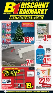 B1 Discount Baumarkt Katalog in Eichendorf | B1 Discount Baumarkt flugblatt | 2025-12-06T00:00:00.000Z - 2025-12-12T00:00:00.000Z
