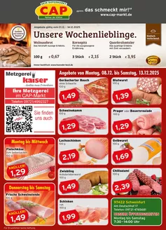CAP Markt Katalog in Weinstadt | Unsere besten Schnäppchen | 2025-12-01T00:00:00.000Z - 2025-12-14T00:00:00.000Z