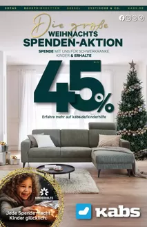 Kabs Polsterwelt Katalog in Kerpen | Weihnachts Spenden - Aktion | 2025-12-10T00:00:00.000Z - 2025-12-19T00:00:00.000Z
