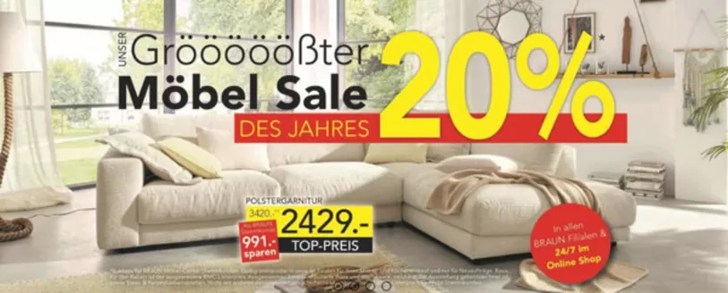 Möbel Braun Katalog in Elsenfeld | Mobel Salw Des Jahres 20% | 2025-12-10T00:00:00.000Z - 2025-12-26T00:00:00.000Z