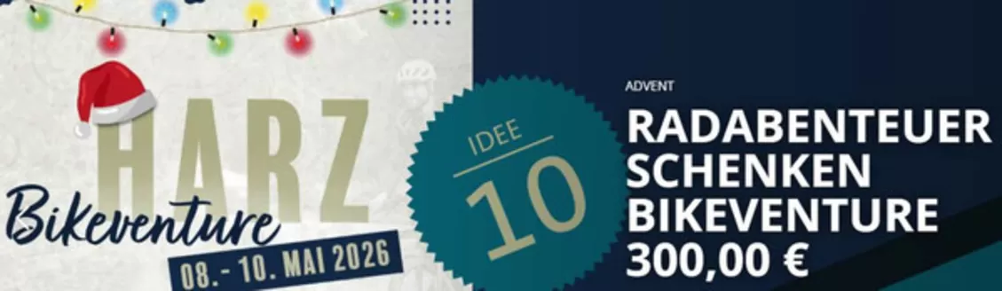 Fahrradies Katalog in Augsburg | Radabenteuer Schenken Bikeventure 300.00€ | 2025-12-10T00:00:00.000Z - 2026-01-01T00:00:00.000Z
