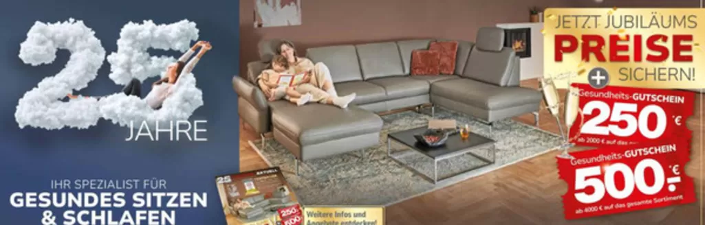Polster Aktuell Katalog in Eichenzell | Gesunes Sitzen & Schlafen | 2025-12-12T00:00:00.000Z - 2025-12-15T00:00:00.000Z
