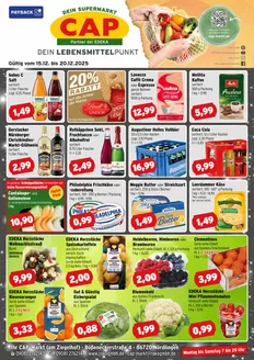 CAP Markt Katalog in Mannheim | Unsere besten Schnäppchen | 2025-12-15T00:00:00.000Z - 2025-12-20T00:00:00.000Z
