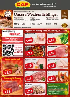 CAP Markt Katalog in Biberach an der Riß | Tolles Angebot für alle Kunden | 2025-12-15T00:00:00.000Z - 2025-12-28T00:00:00.000Z