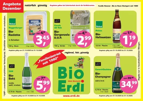 Erdi Biomarkt Katalog in Waltrop | Angebote Dezember | 2025-12-15T00:00:00.000Z - 2025-12-31T00:00:00.000Z