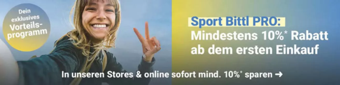 Bittl Sport Katalog in Kiel | Mindestend 10% Rabatt Ab Dem Ersten Einkauf | 2025-12-16T00:00:00.000Z - 2025-12-22T00:00:00.000Z