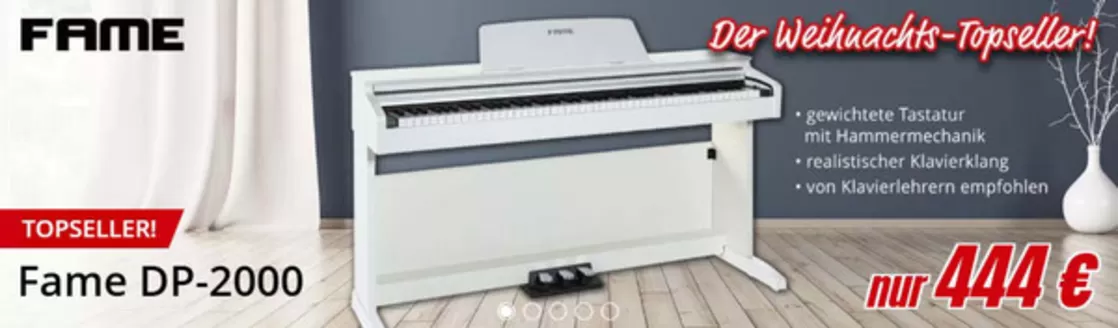 Music Store Katalog in Goch | Der Weihuschts-Top | 2025-12-17T00:00:00.000Z - 2026-01-01T00:00:00.000Z